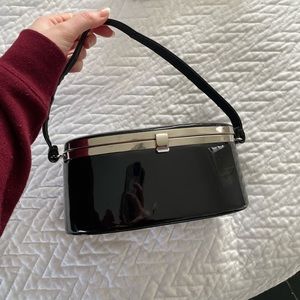 Vintage 1960s black handbag